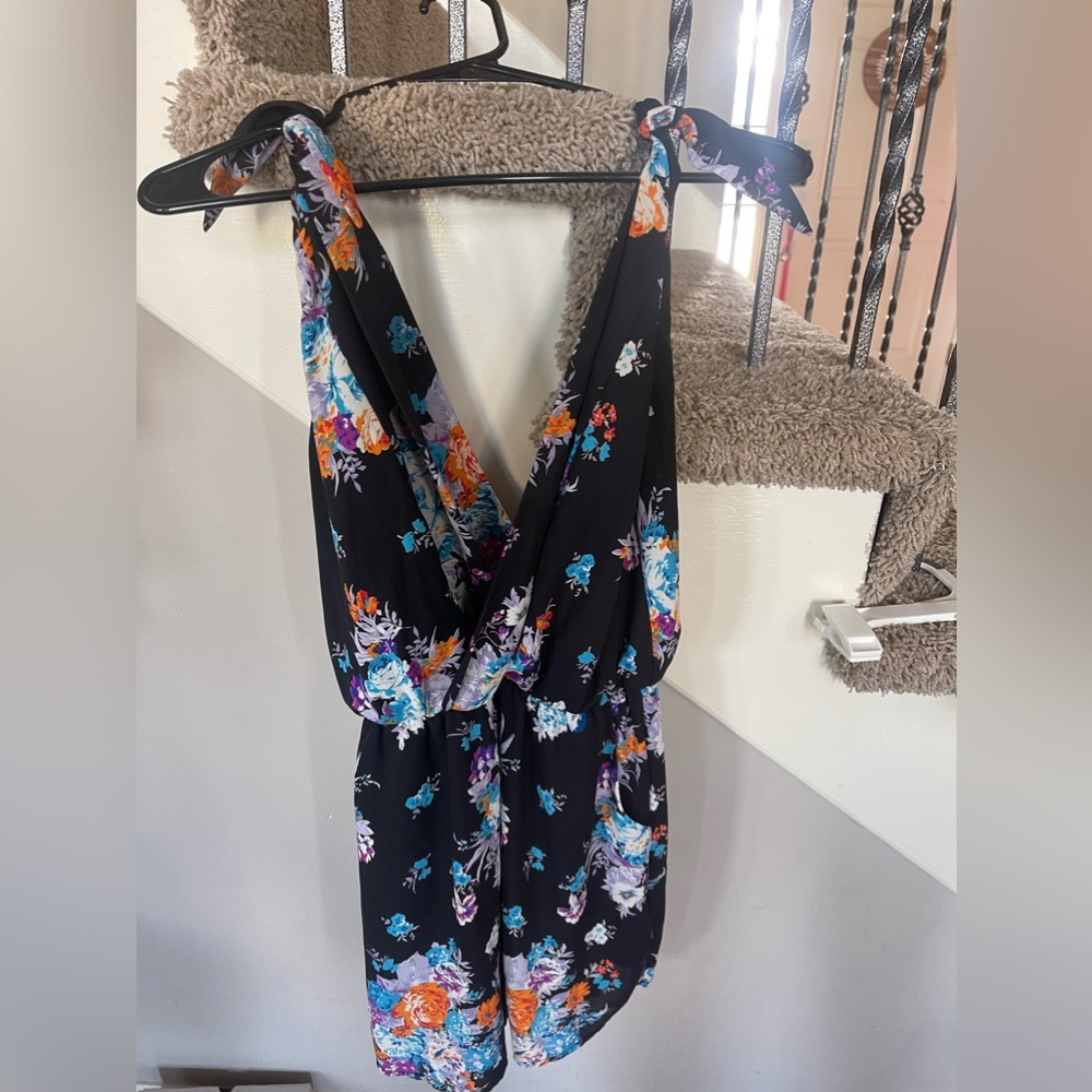 Women’s floral romper.